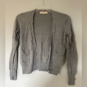 Loft Lightweight Gray Cardigan